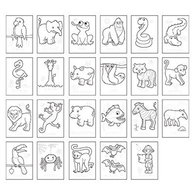 Orchard Toys Jungle Sticker Colouring Book