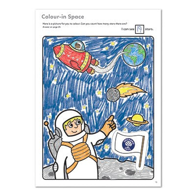Orchard Toys Outer Space Sticker Colouring Book