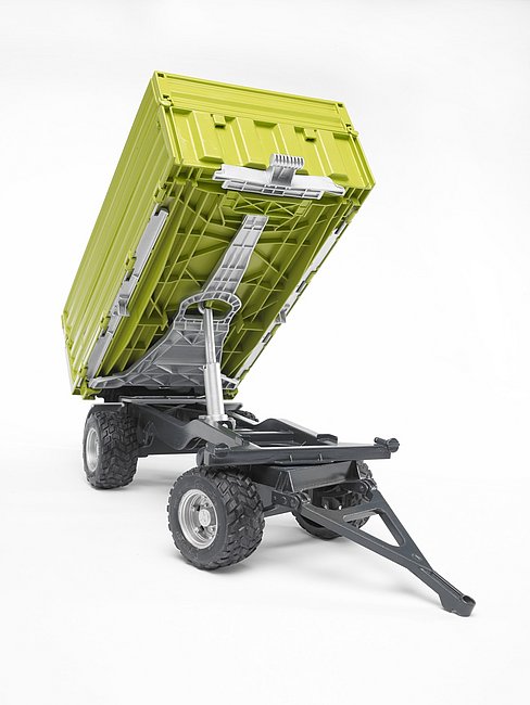 Bruder Fliegl 3 Way Tipping Trailer With Removable Top 1:16