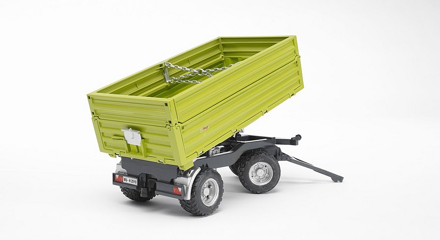 Bruder Fliegl 3 Way Tipping Trailer With Removable Top 1:16