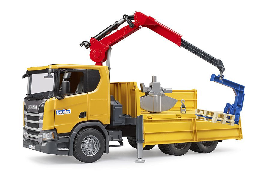 Bruder Scania Super 560R Construction Truck With Crane