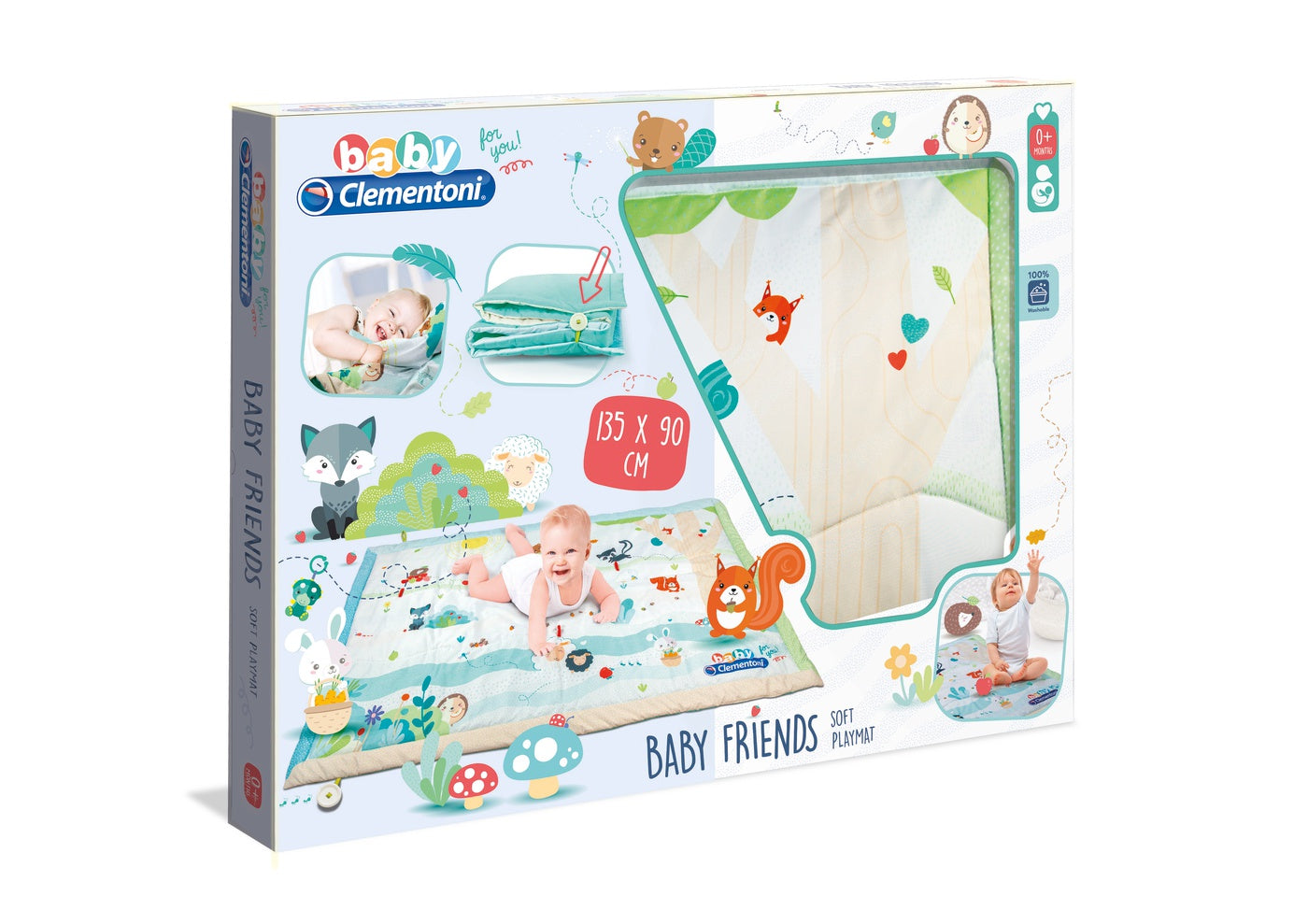 Clementoni Baby Clementoni Baby Friends Soft Playmat