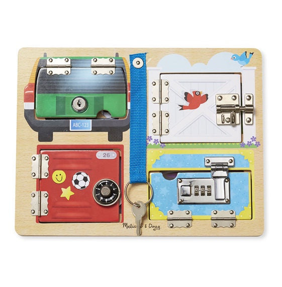 Melissa & Doug Lock And Latch Board