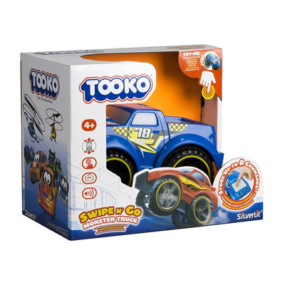 Tooko Swipe And Go Monster Truck Blue