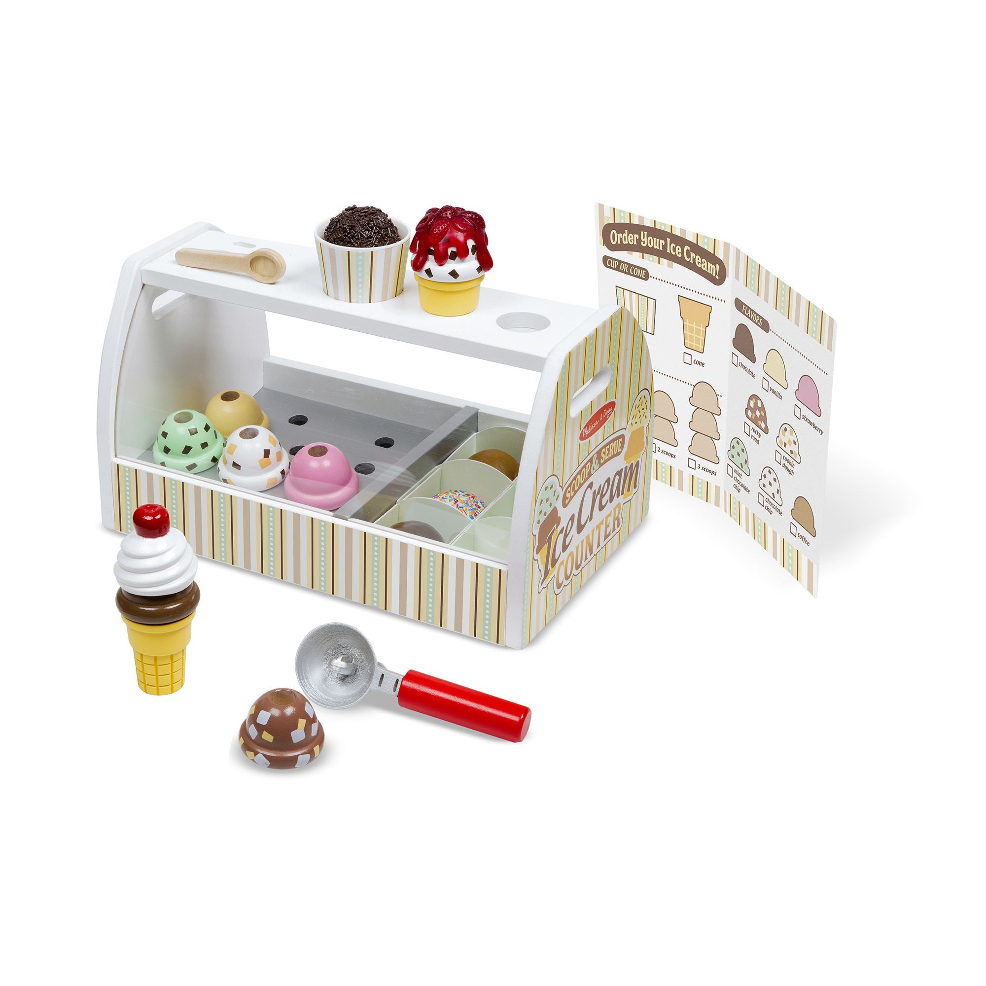 Melissa & Doug Ice Cream Counter