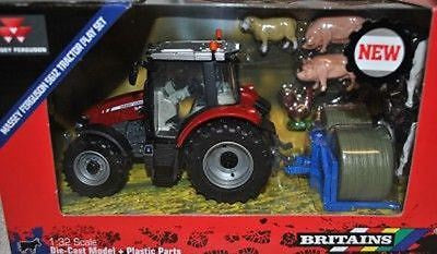 Britains 43205 Massey Ferguson 5612 Tractor Play Set