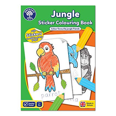 Orchard Toys Jungle Sticker Colouring Book