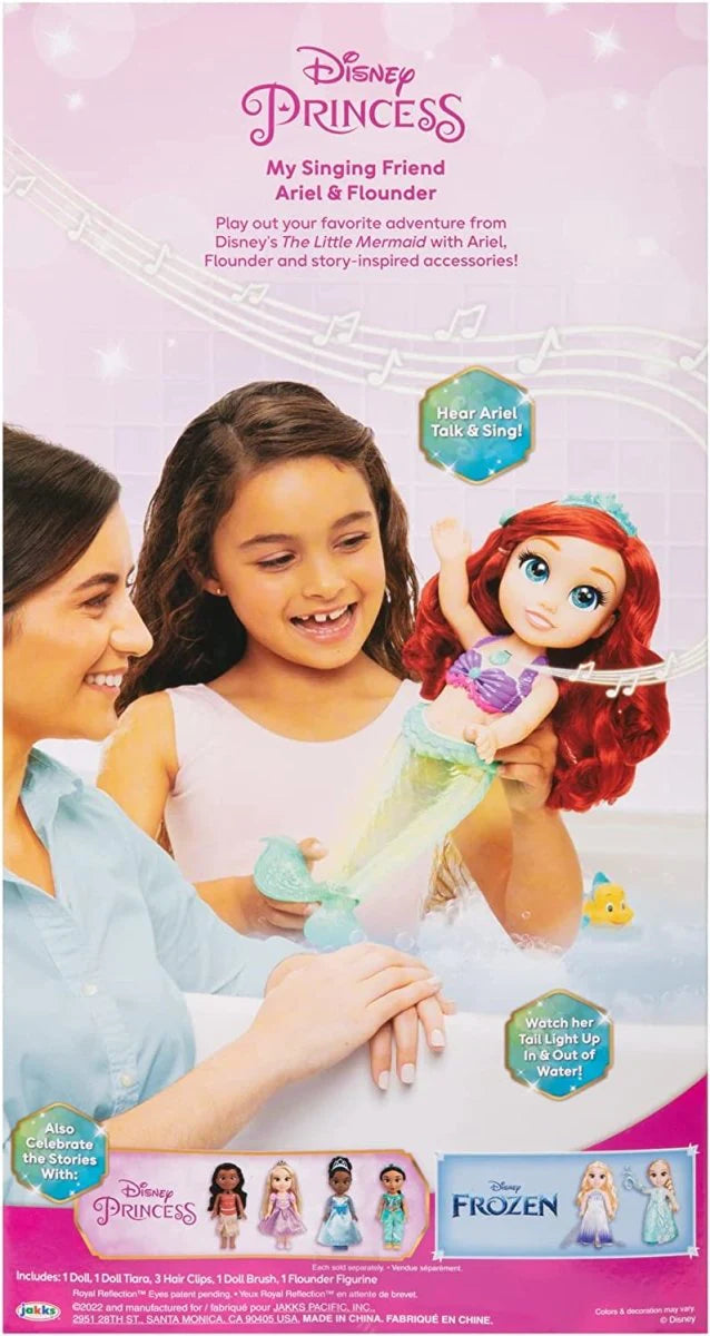Disney Princess My Singing Friend Ariel Doll And Flounder