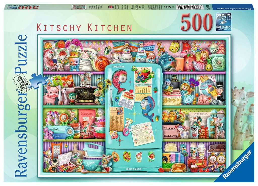 Ravensburger Kitschy Kitchen 500pc Jigsaw Puzzle