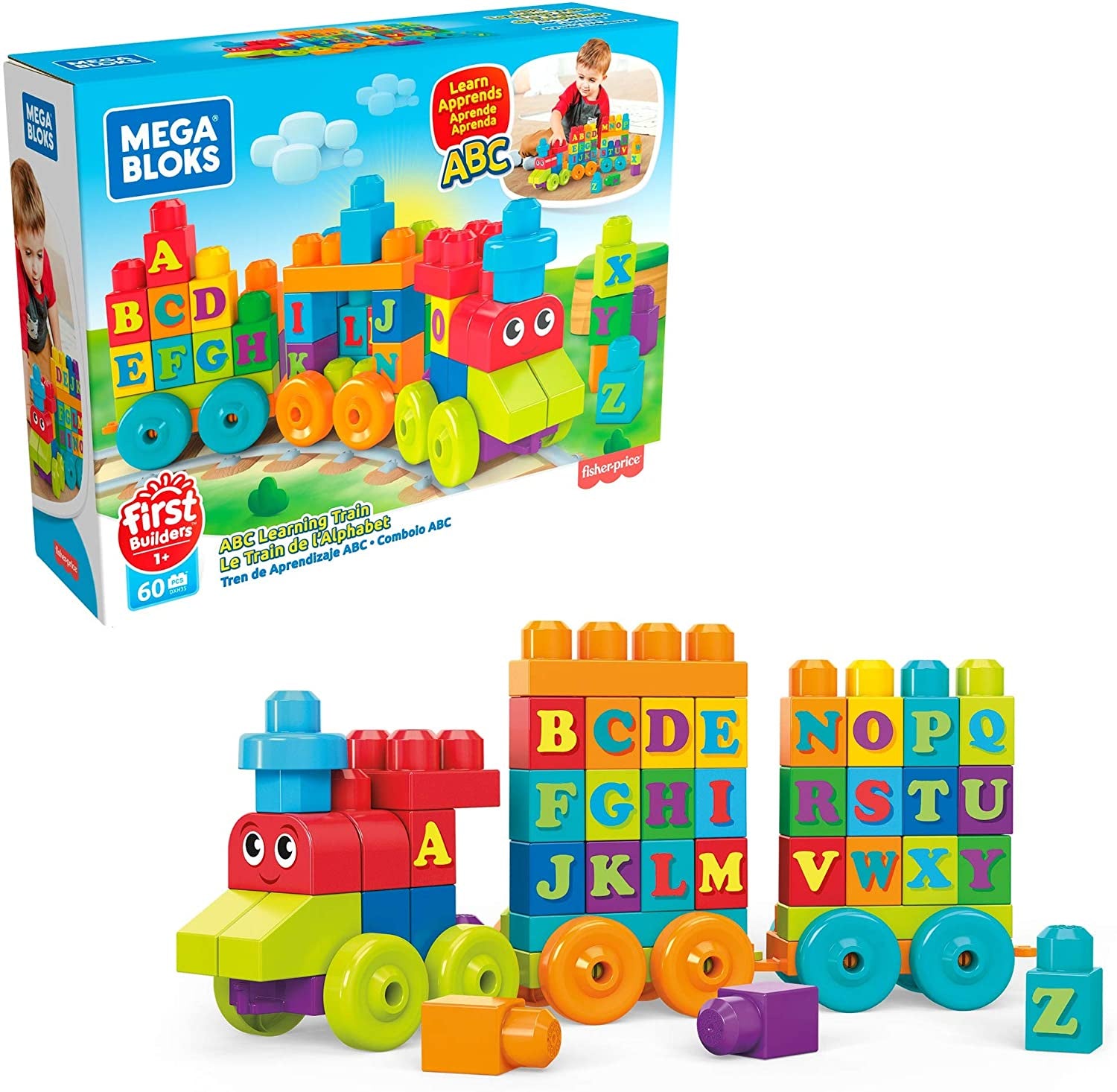 Mega Bloks Learning Train