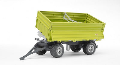 Bruder Fliegl 3 Way Tipping Trailer With Removable Top 1:16