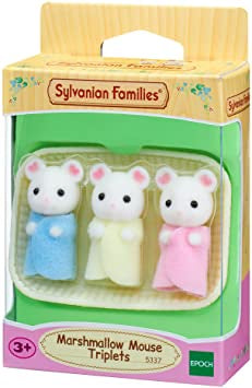 Sylvanian Families Marshmallow Mouse Triplets