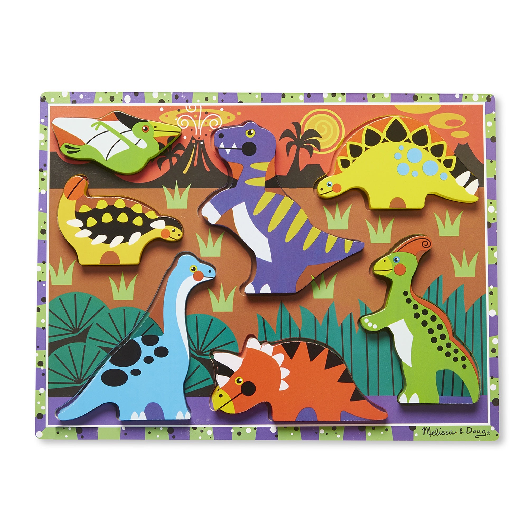 Wooden dinosaur hot sale jigsaw