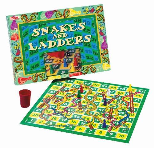 IDEAL Snakes And Ladders Board Game