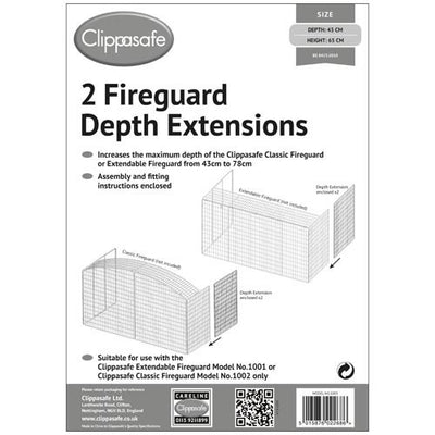 Clippasafe 2 Fireguard Depth Extension Set