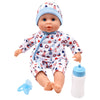 Dolls World Baby Joy 15" Soft Bodied Doll Boy