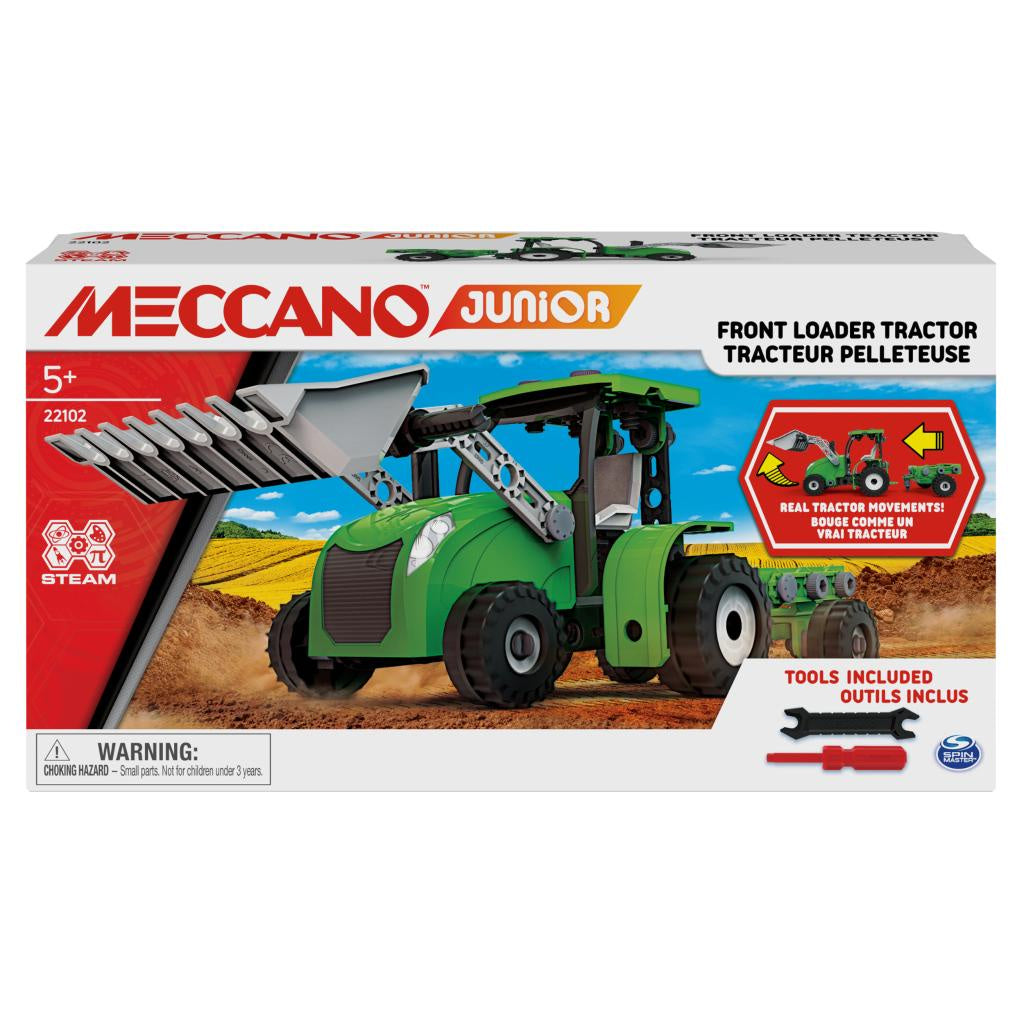 Meccano Junior Front Load Tractor Construction Set