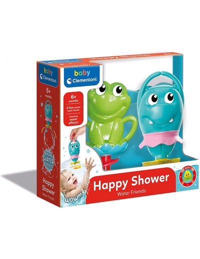 Clementoni Baby Happy Shower Water Friends Bath Toy Play Set