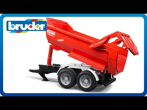 Bruder Krampe Tandem Halfpipe Tipping Trailer 1:16