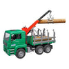 Bruder MAN Timber Truck With Crane And 3 Logs 1:16
