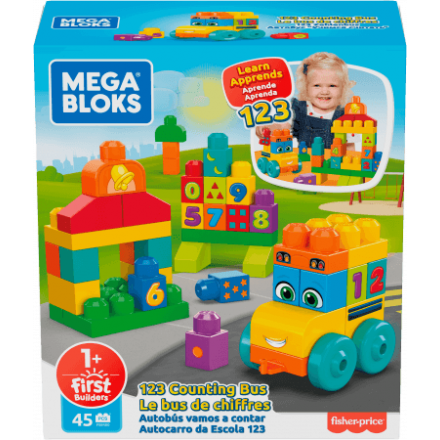 Mega bloks 123 cheap counting bus