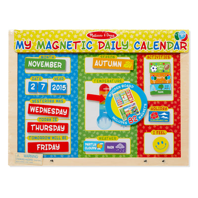 Melissa & Doug My First Magnetic Daily Calendar