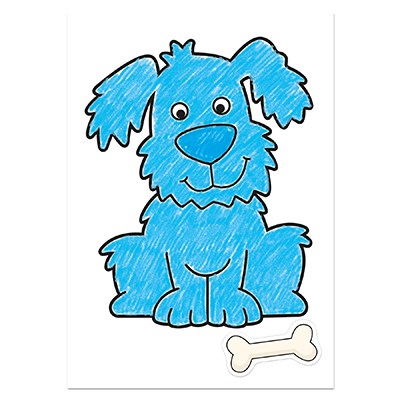 Orchard Toys Animals Sticker Colouring Book