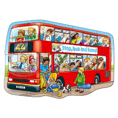 Orchard Toys Big Red Bus 15pc Floor Jigsaw Puzzle