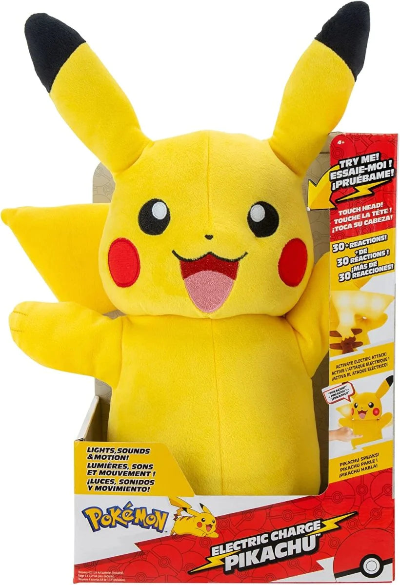 Pokemon Electric Charge Pikachu Soft Toy
