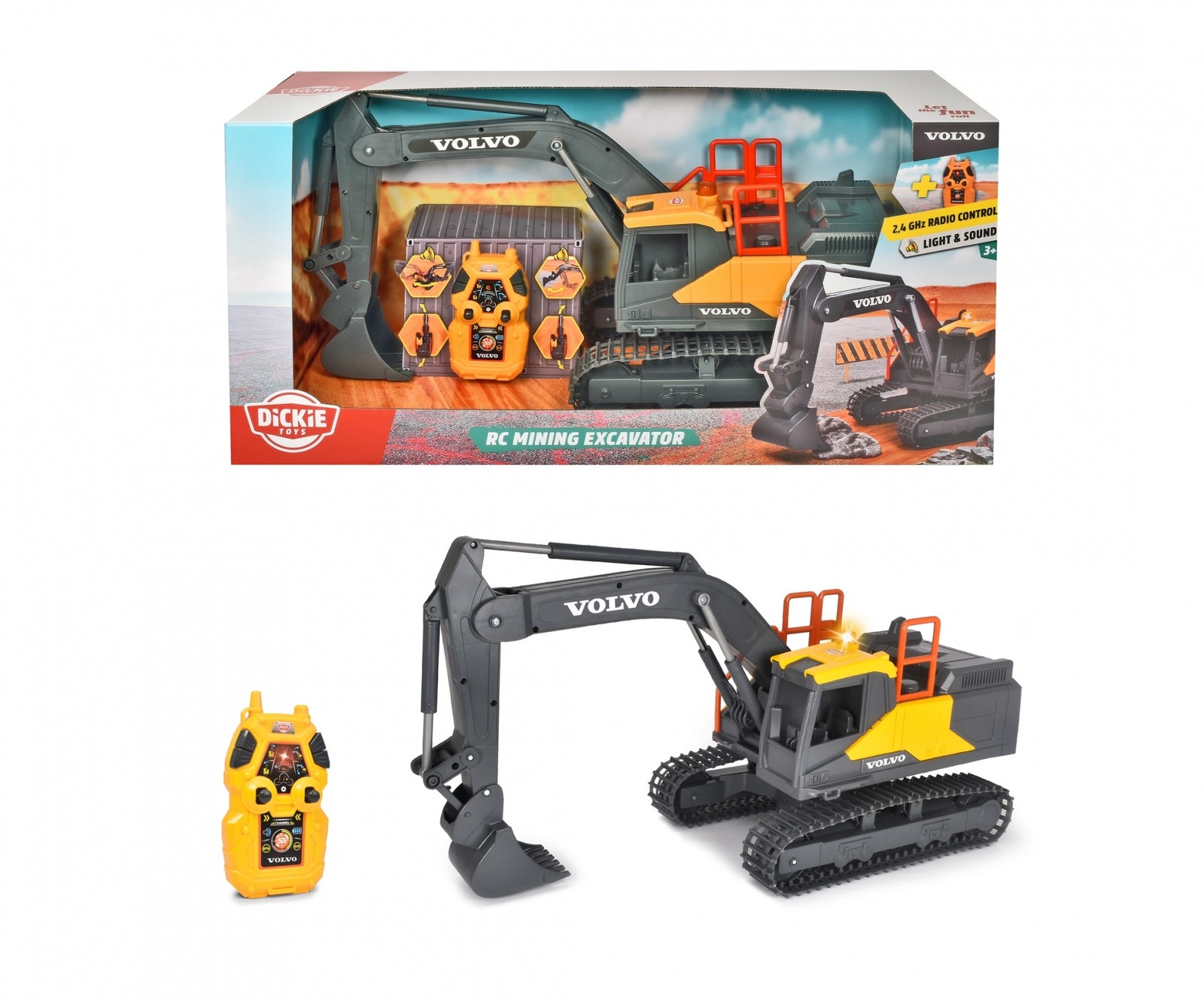 Dickie Toys Volvo Remote Control Mining Excavator