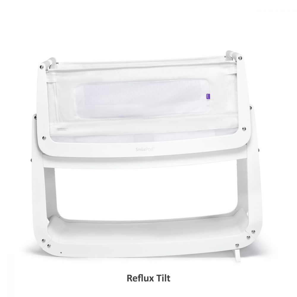 SnuzPod4 Bedside Crib - White