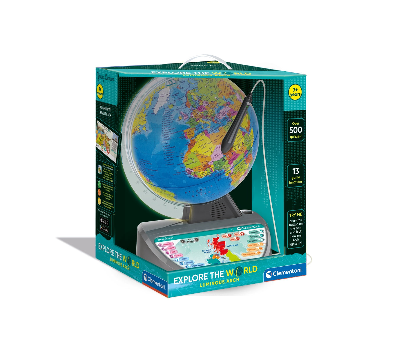 Clementoni Science Explore The World Interactive Talking Globe | Totally  Toys Ireland