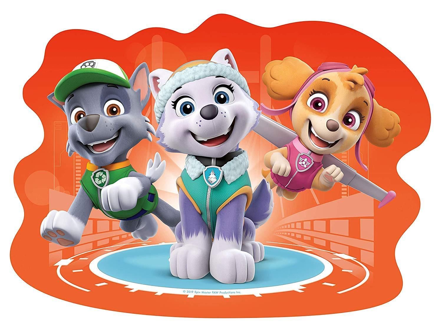 Paw Patrol 4 In A Box Large Shaped Jigsaw Puzzles