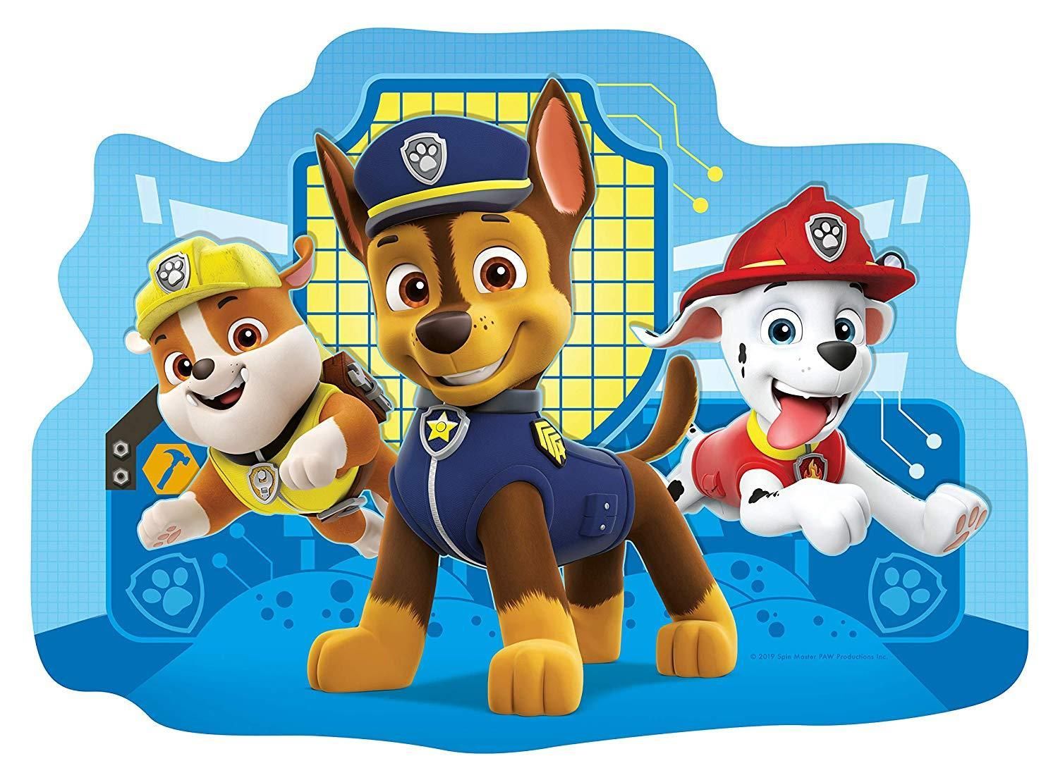 Paw Patrol 4 In A Box Large Shaped Jigsaw Puzzles