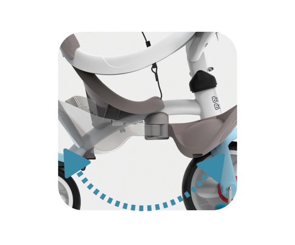 Smoby Baby Balade Plus 3 in 1 Infant Tricycle / Trike Blue