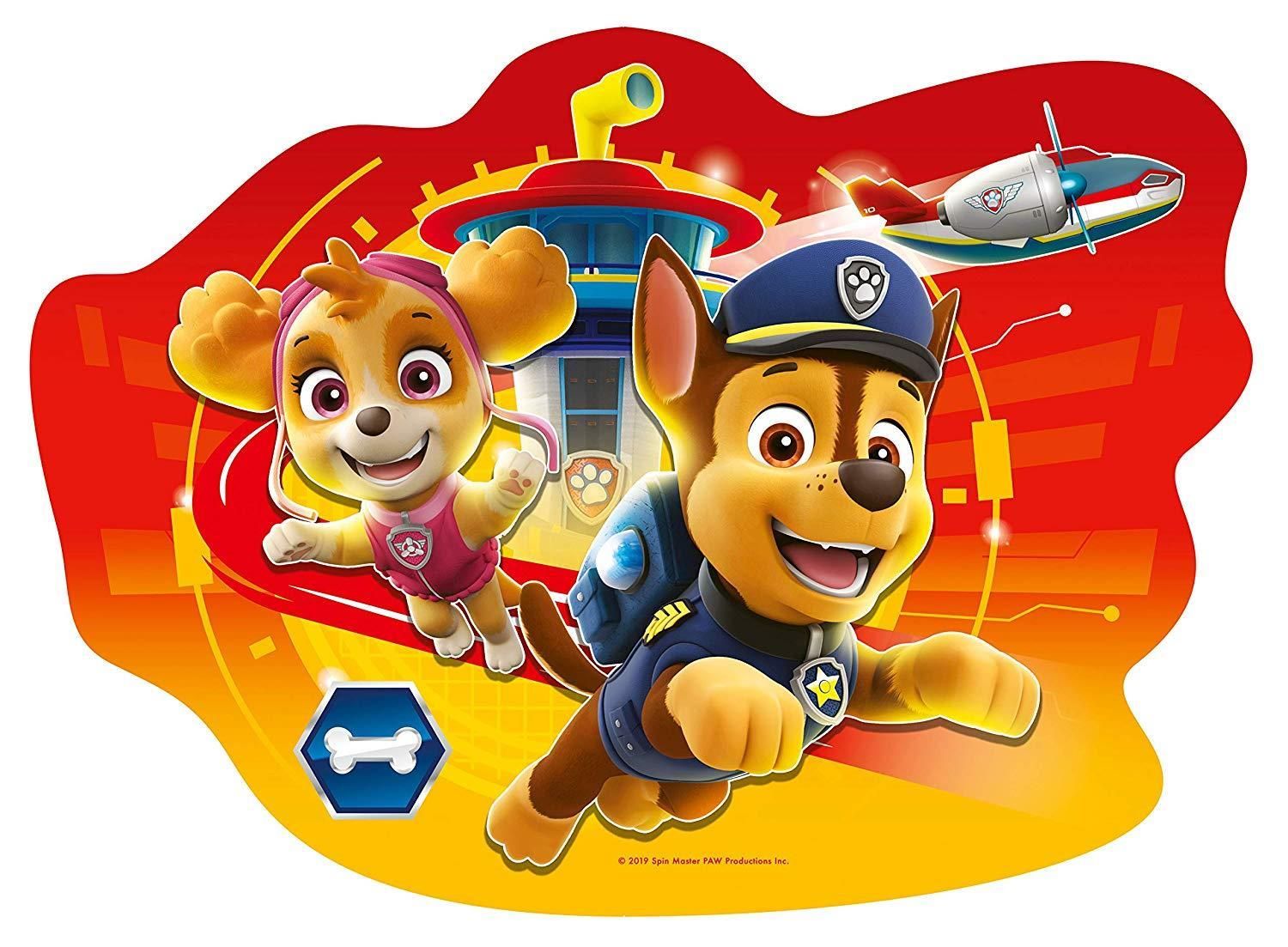 Paw Patrol 4 In A Box Large Shaped Jigsaw Puzzles