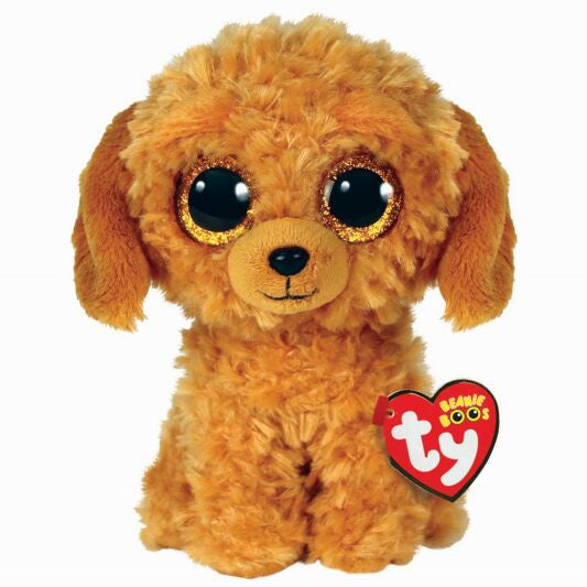 TY Noodles Golden Dog Beanie Boo Soft Toy Small