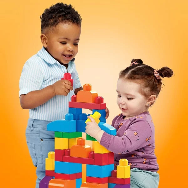 Mega Bloks Big Building Bag Building Blocks 60pc